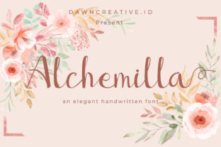 Alchemilla: The Sweet Script Font for Branding
