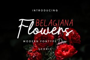 Belagiana Flowers Duo: A Versatile Typeface for Campaigns