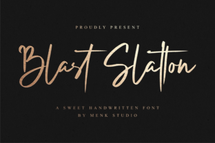 Blast Slatton: The Bold Script Font for High-Impact Campaigns