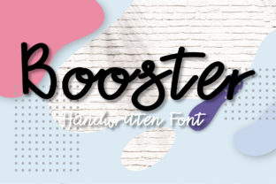 Booster Font: A Sweet Script for Handmade Labels & Cards