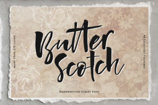 Butterscotch Font: Bold Script for Handmade Brands