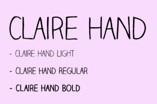 Claire Hand: A Versatile Script Font for Modern Web Design