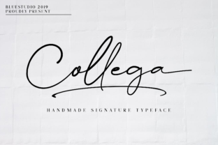 Collega Typeface: Bold Script for Branding