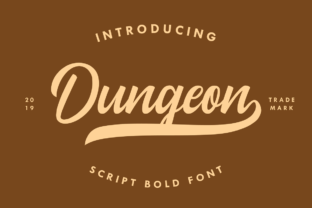 Dungeon Font: A Vintage Script for Web Design