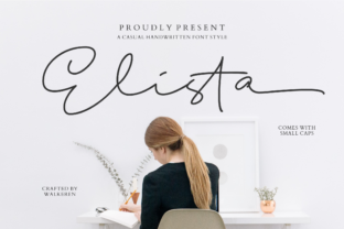 Elista: A Casual Script Font for Editorial Design
