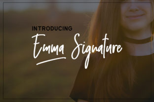 Emma Signature Font Review: A Modern Script for Branding