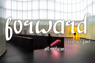 Forward: A Script Typeface for Modern Editorial Design
