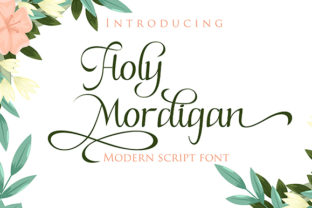 Holy Mordigan: A Luxe Script Font for Web Design