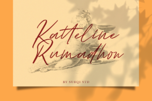 Katteline Rumadhon: A Modern Script Font for Crafters