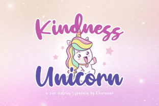 Kindness Unicorn Font Review: A Bold Script for Brand Identity