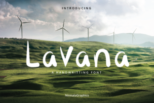 Lavana Font: The Handwritten Touch for Makers