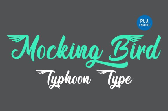Mocking Bird: A Bold Script Font for Your Brand