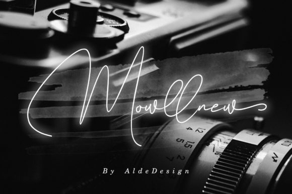 Mowllnew: The Script Font That Elevates Campaign Visuals