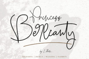 Princess Berlianty: A Modern Script Font for Elegant Branding