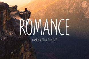 Romance: A Modern Handwritten Typeface for Editorial Design
