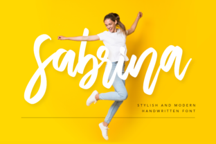 Sabrina: A Charming Handwritten Font for Editorial Design