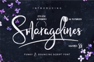 Smaragdines: A Bold Script Font for Authentic Branding